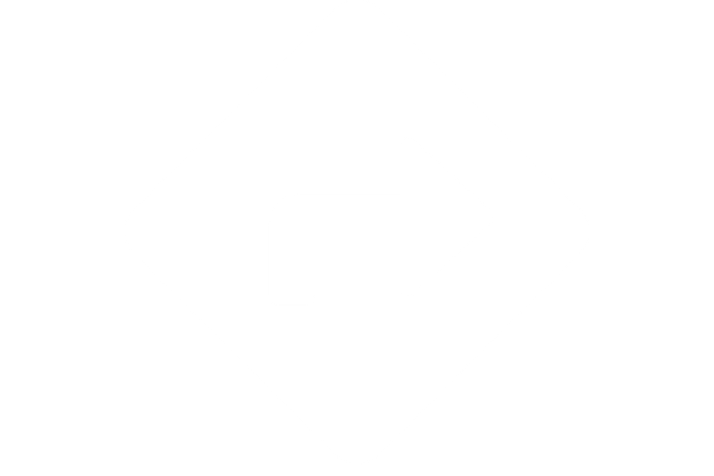 a white mapquest logo